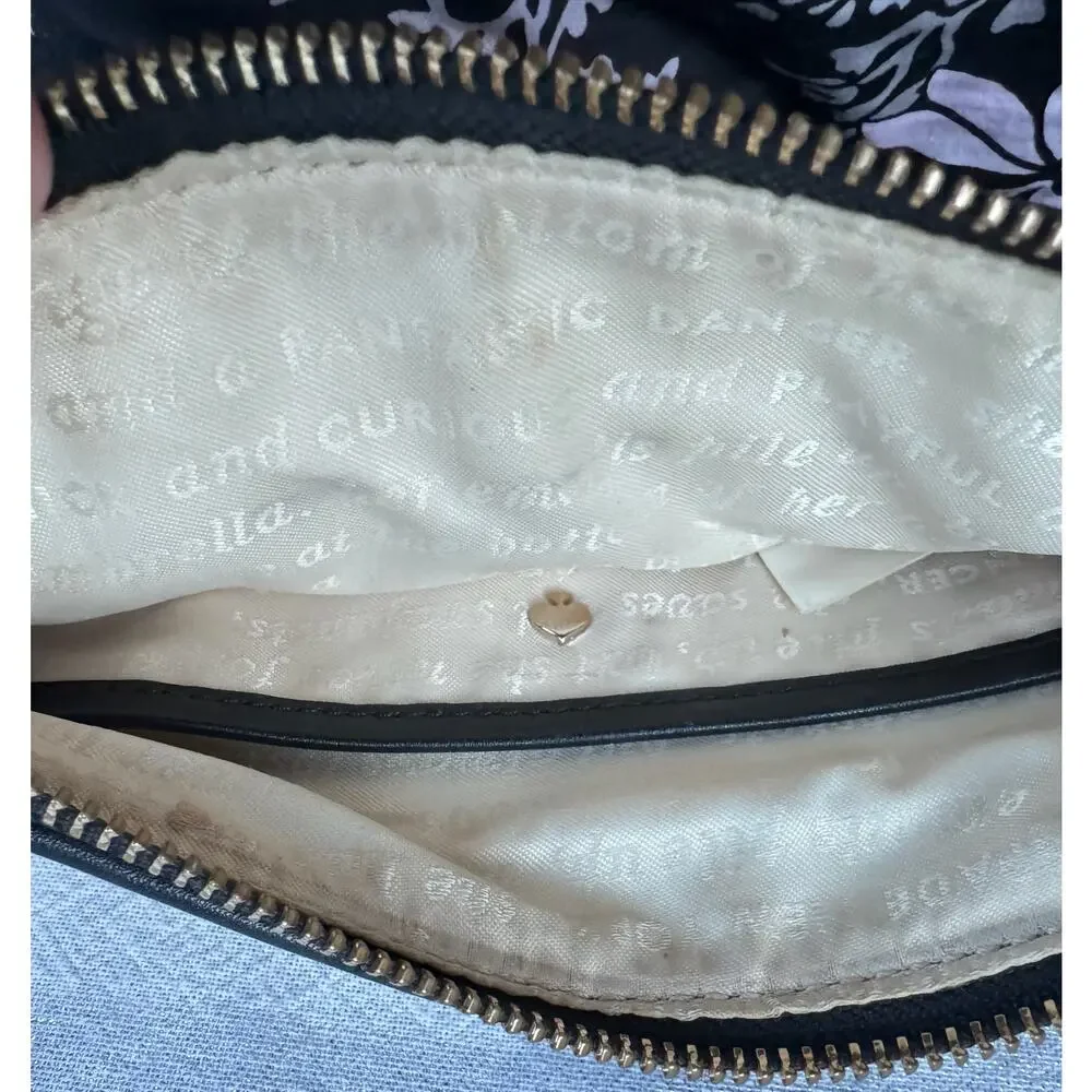 Kate Spade New York Colorblock Crossbody Bag - Black and Ivory